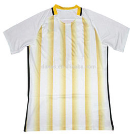 Thai quality strip soccer jersey custom blank soccer shirt