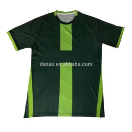 2017 short sleeve top thai quality soccer team uniform