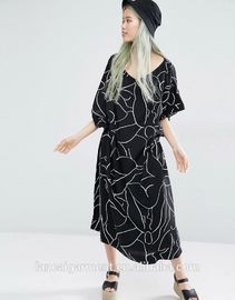 Weekday Kimono Dress With Print Design Ladies Kimono Wholesale