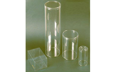 Plastic tube box, clear PVC plastic packaging box