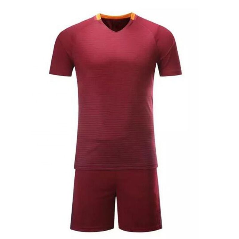 Wholesale 100% polyester brown sublimation football jersey for roma fans thai quality