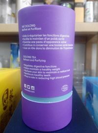 Customized Pantone Printing Tea Paper Tube Packaging Matte Lamination