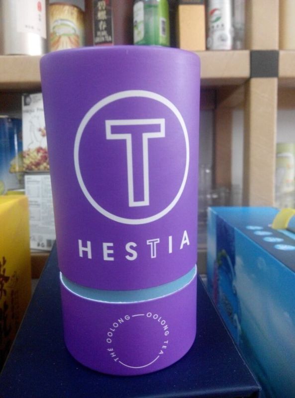 Customized Pantone Printing Tea Paper Tube Packaging Matte Lamination